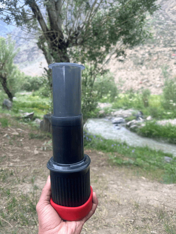 Aeropress in Suru Valley, Ladakh